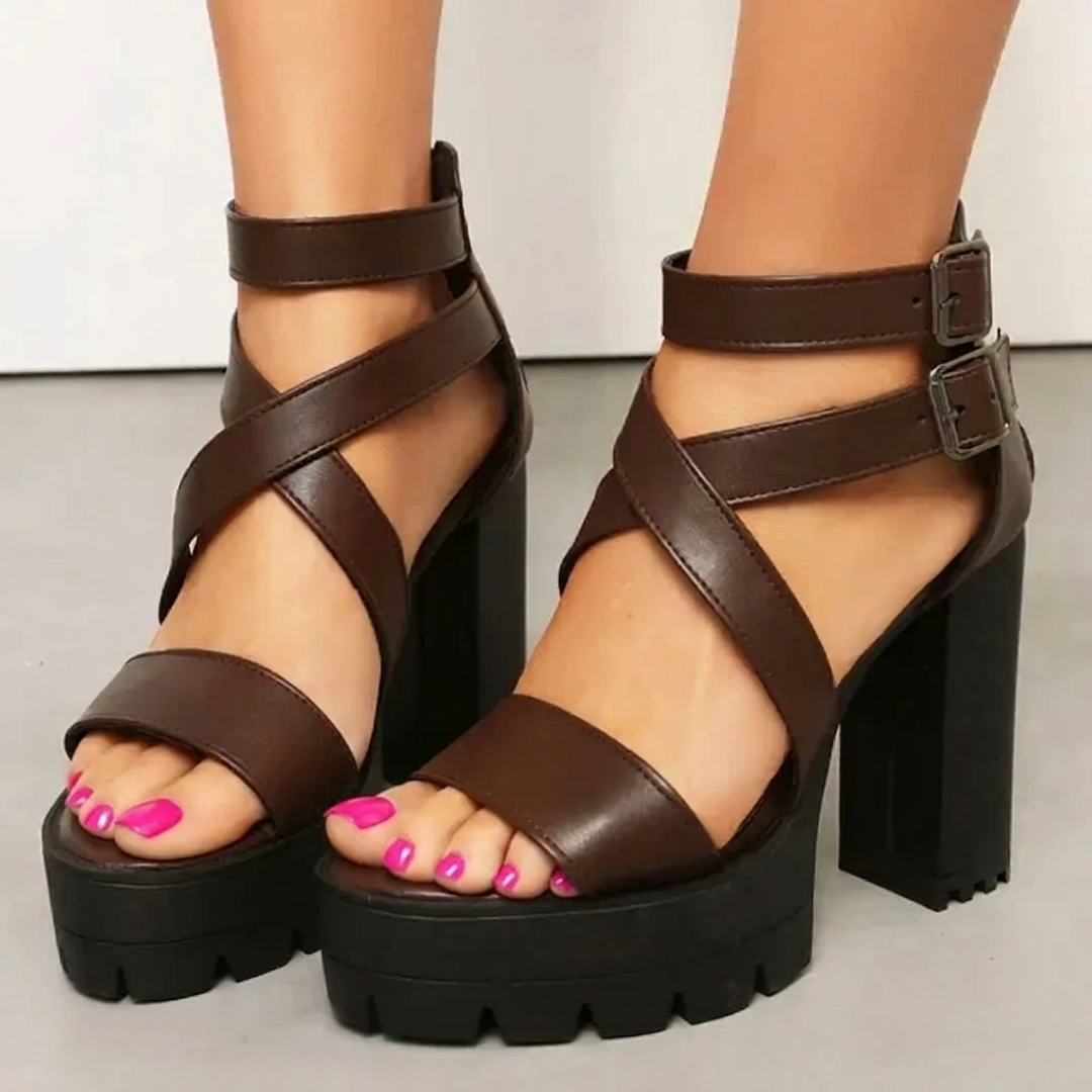 Zoe Platform Sandals