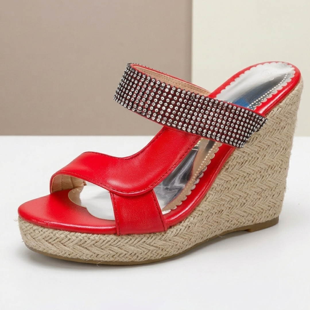 Marbella Rhinestone Wedge