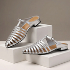 The Elena Woven Mule