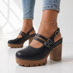 Briar Double-Strap Heel