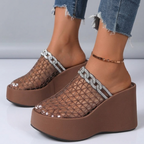 Aura Spark Mesh Wedge