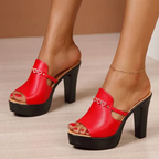 Olivia Heart Accent Heels