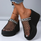 Aura Spark Mesh Wedge