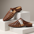 The Elena Woven Mule