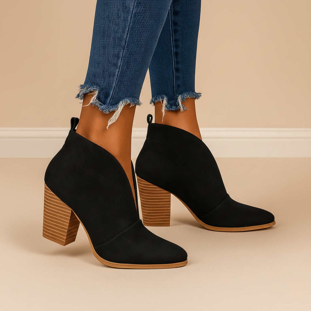 Sienna Leather Ankle Boots