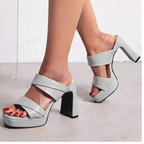 The Sienna Cross Strap Heel