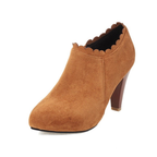 Evelyn Pedal Suede Heel