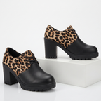 Hadley Leopard Platform Oxford