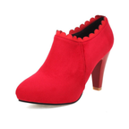 Evelyn Pedal Suede Heel