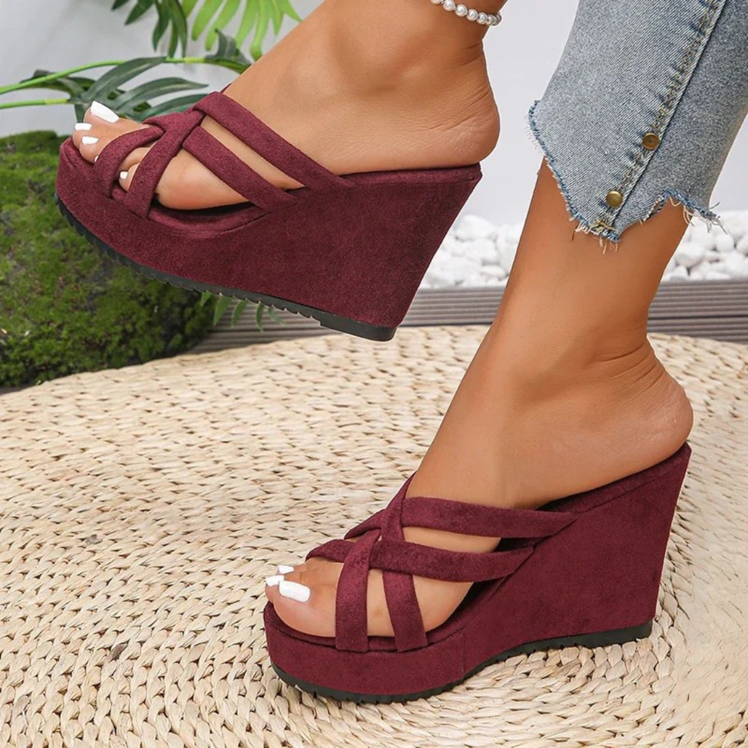 Maya Crisscross Wedge