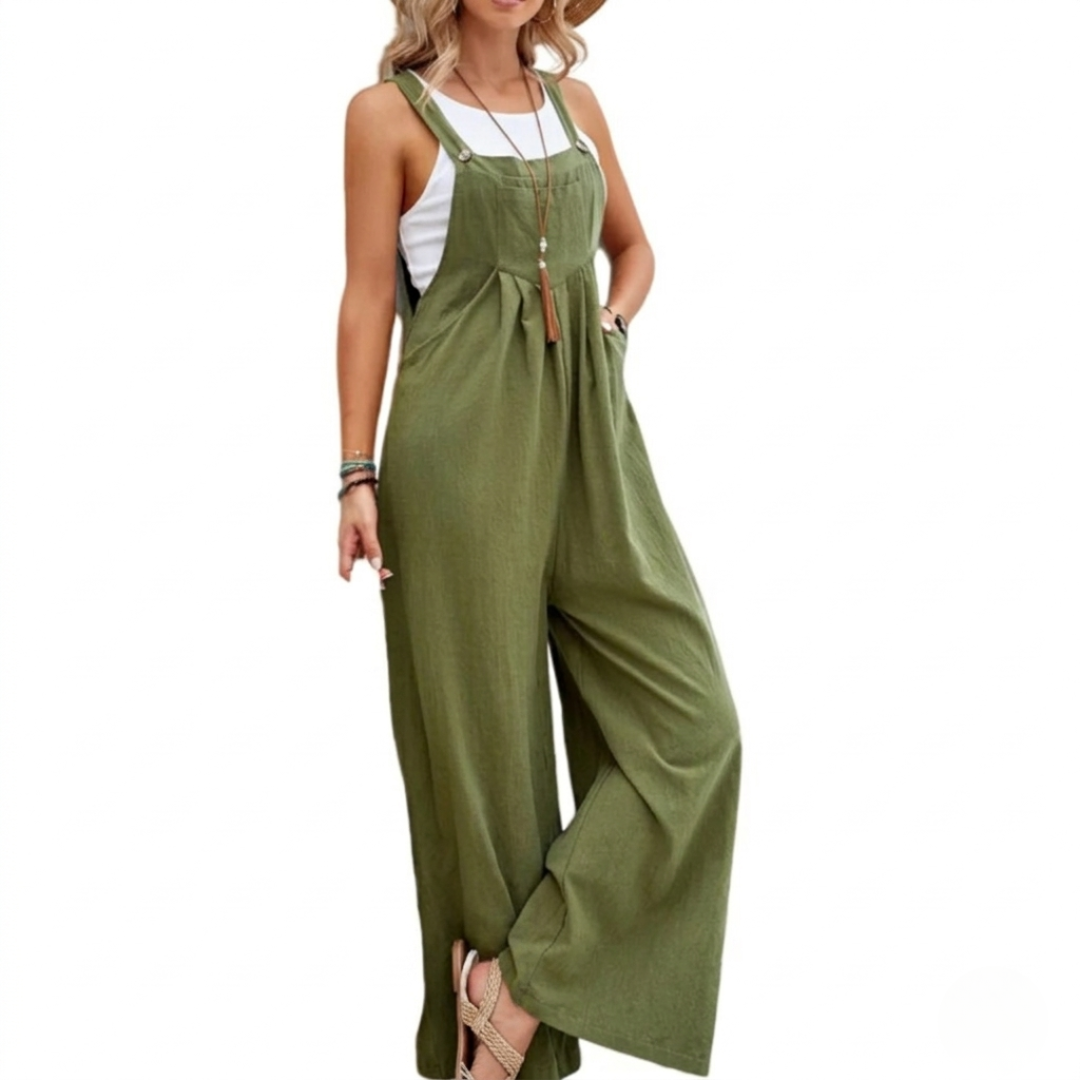 Emily Casual Wide-Leg Overall