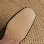 Maribel Genuine Leather Mules