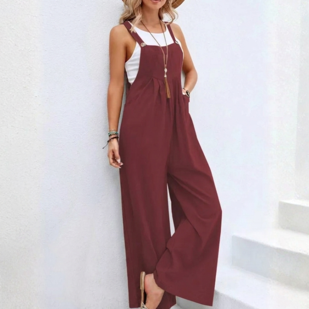 Emily Casual Wide-Leg Overall