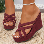 Maya Crisscross Wedge