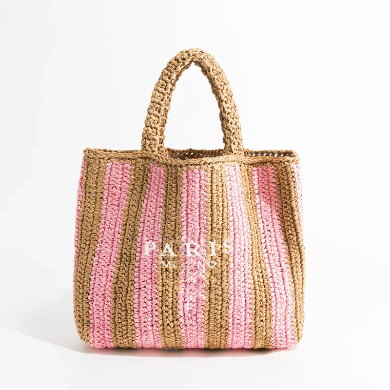 Elowen Woven Straw Tote