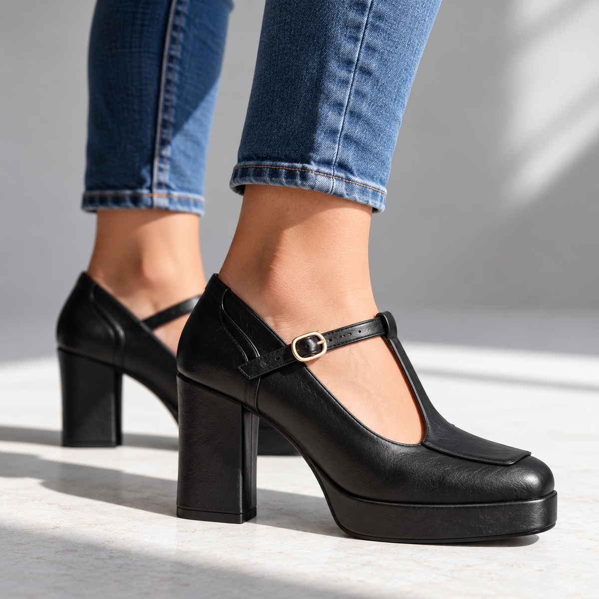 The Merritt Platform Heels