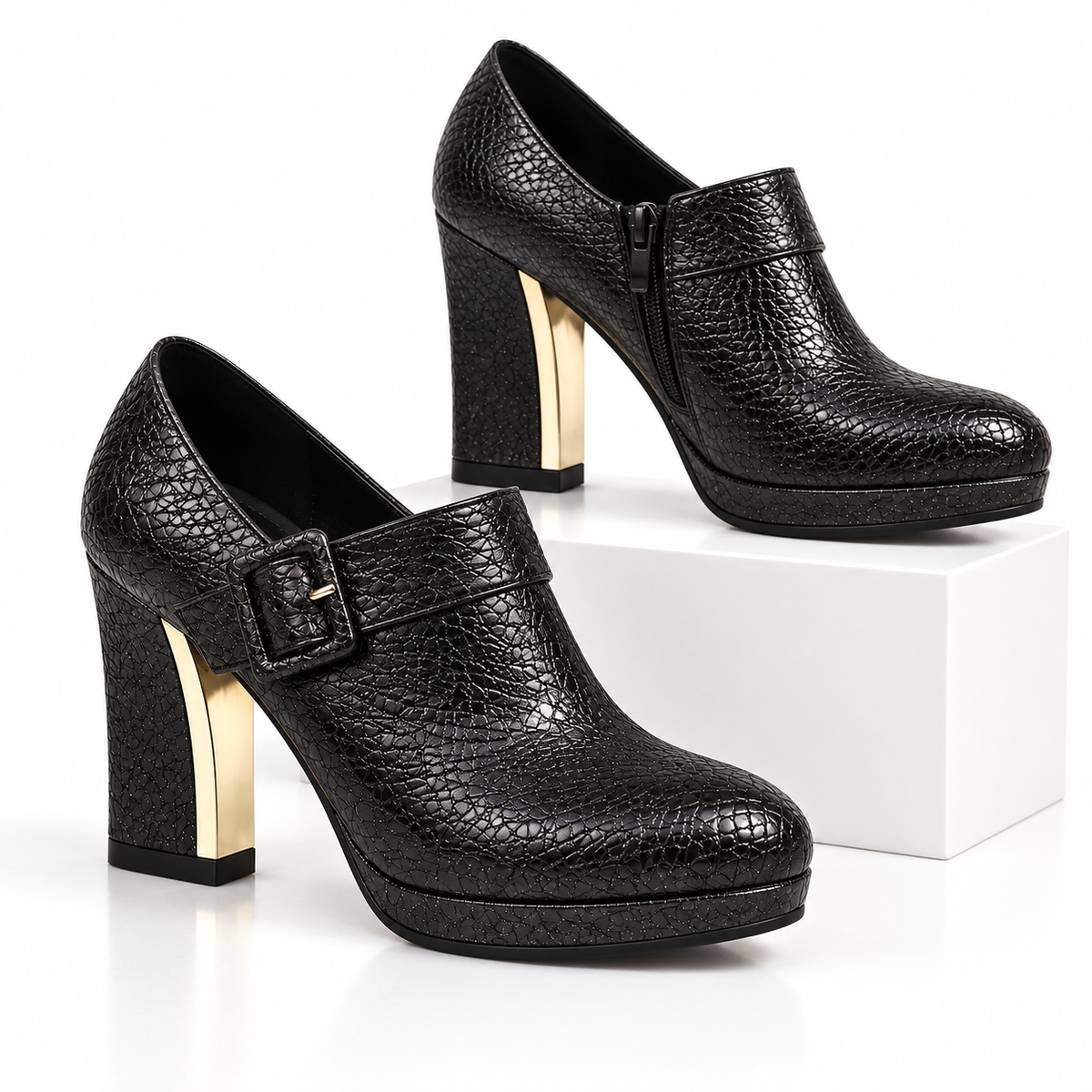 The Danica Buckle Booties