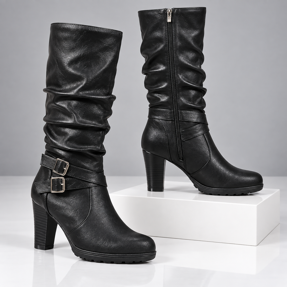 The Sabella Buckle Boots