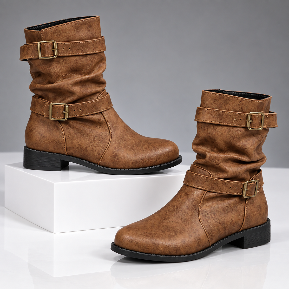 The Adalyn Buckle Boots