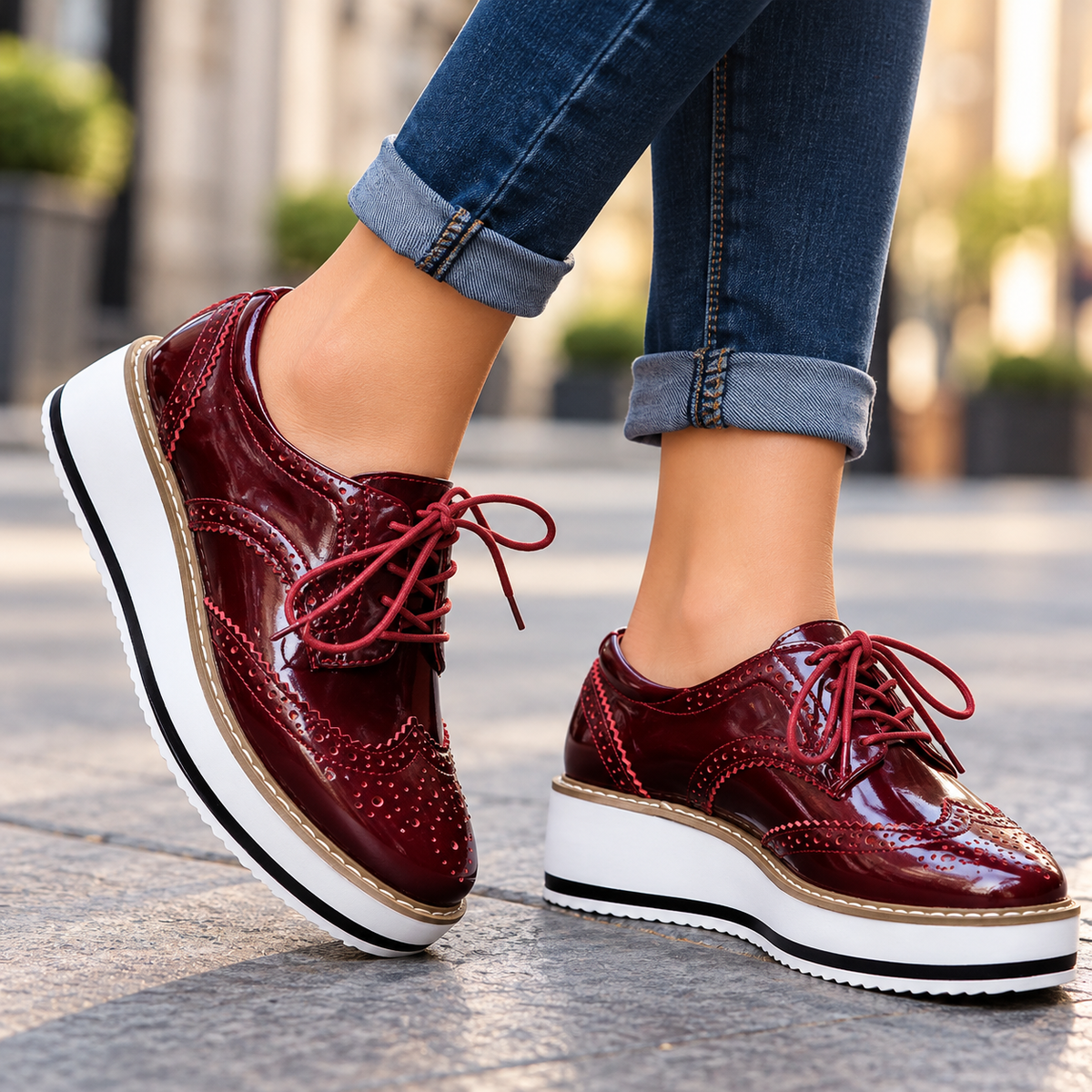 The Harlow Patent Oxfords