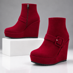 The Delaney Wedge Booties