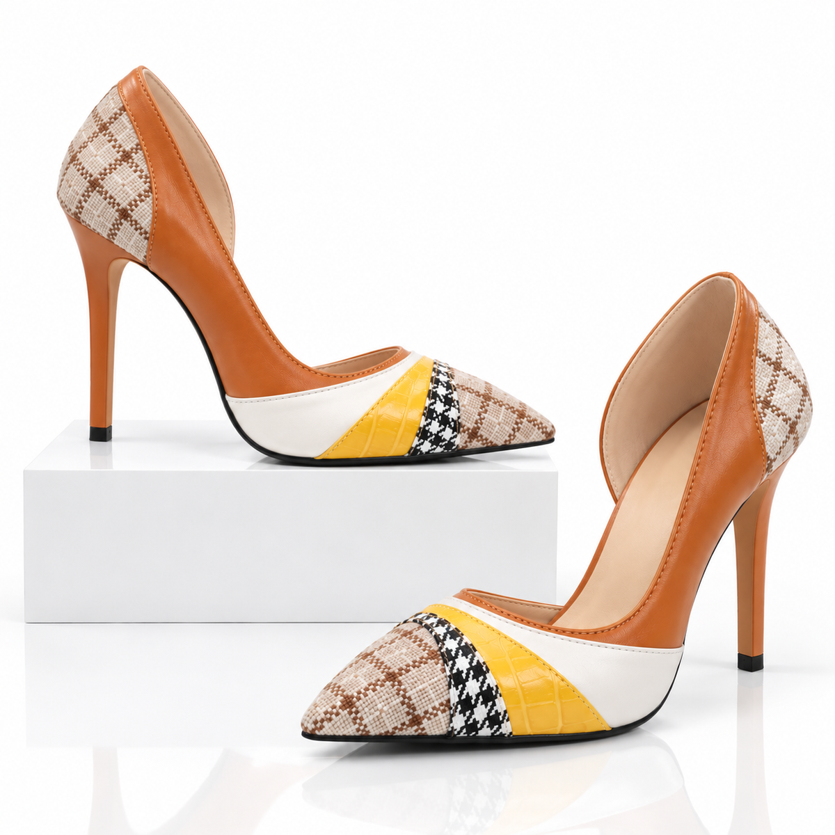 The Presley Patchwork Heels