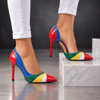 The Presley Patchwork Heels