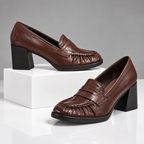Danica Genuine Leather Heels