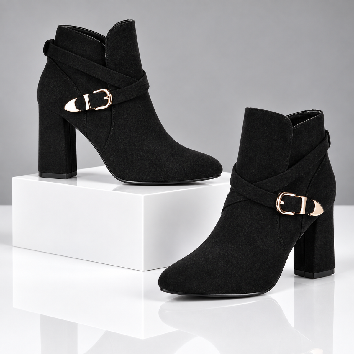 The Sabrina Buckle Boots