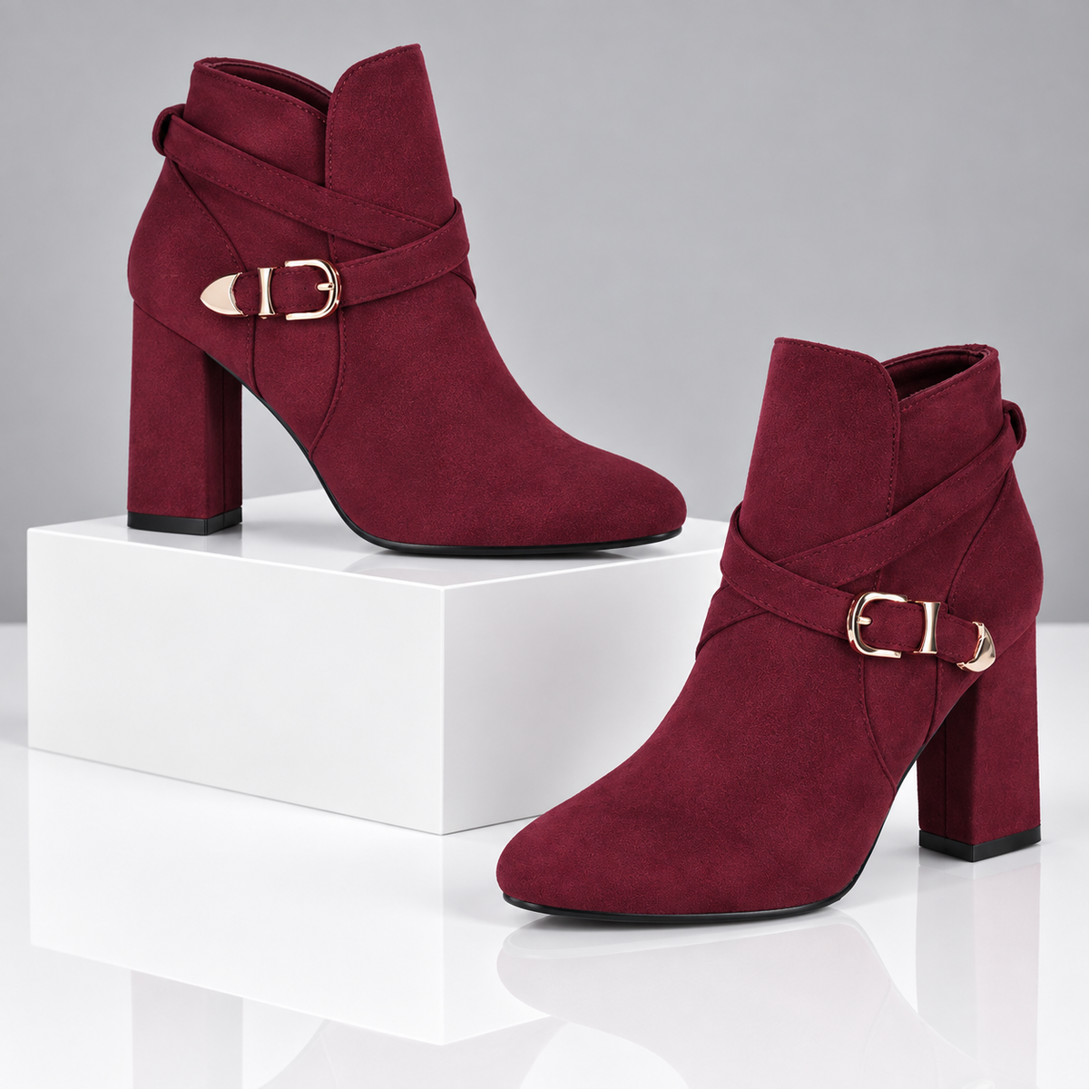 The Sabrina Buckle Boots