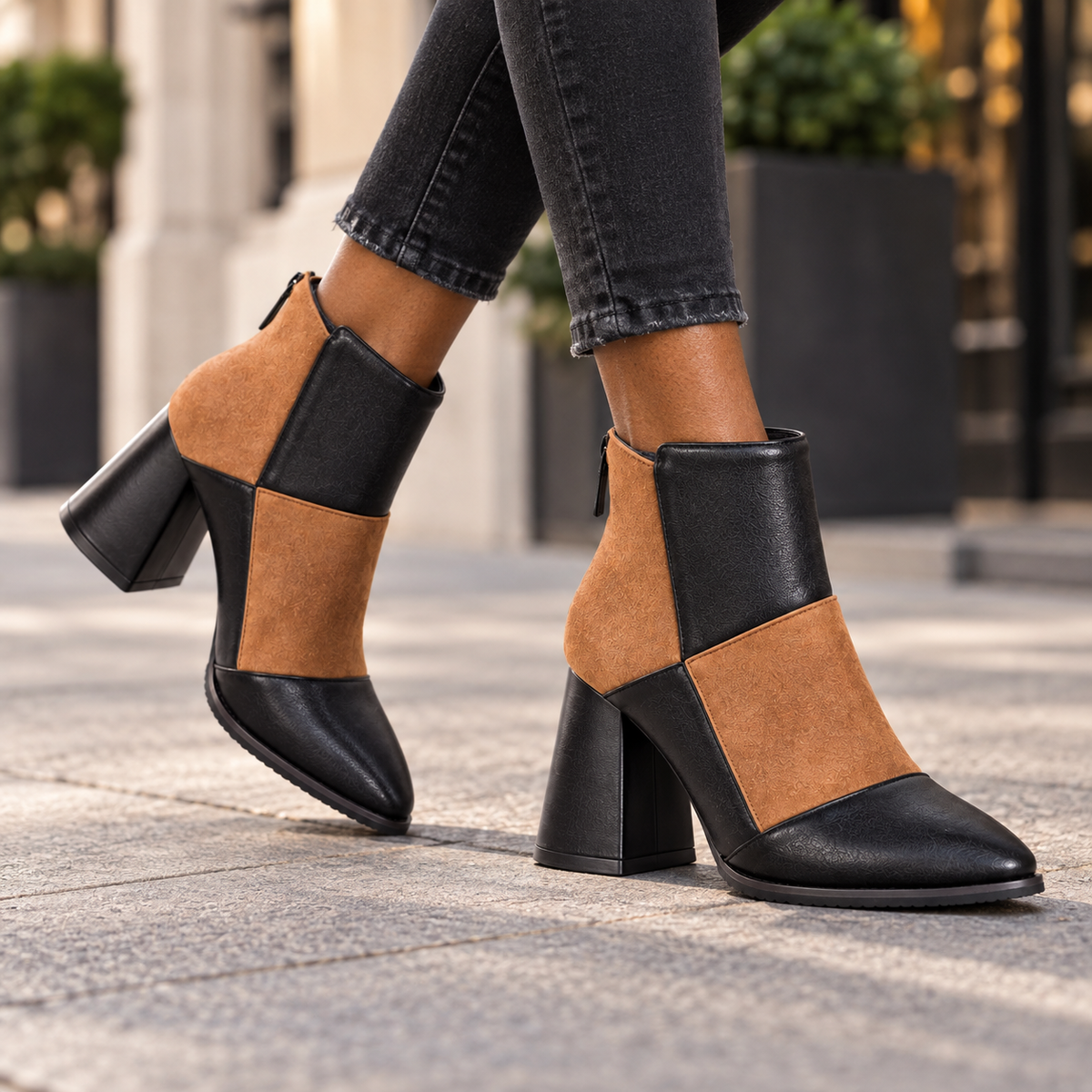 The Presley Pattern Ankle Boots