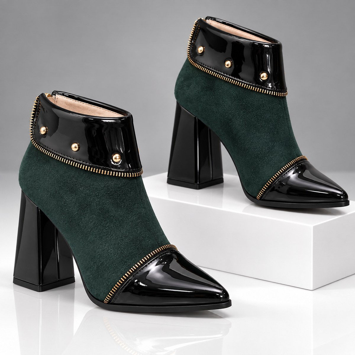 The Liana Studded Ankle Boot