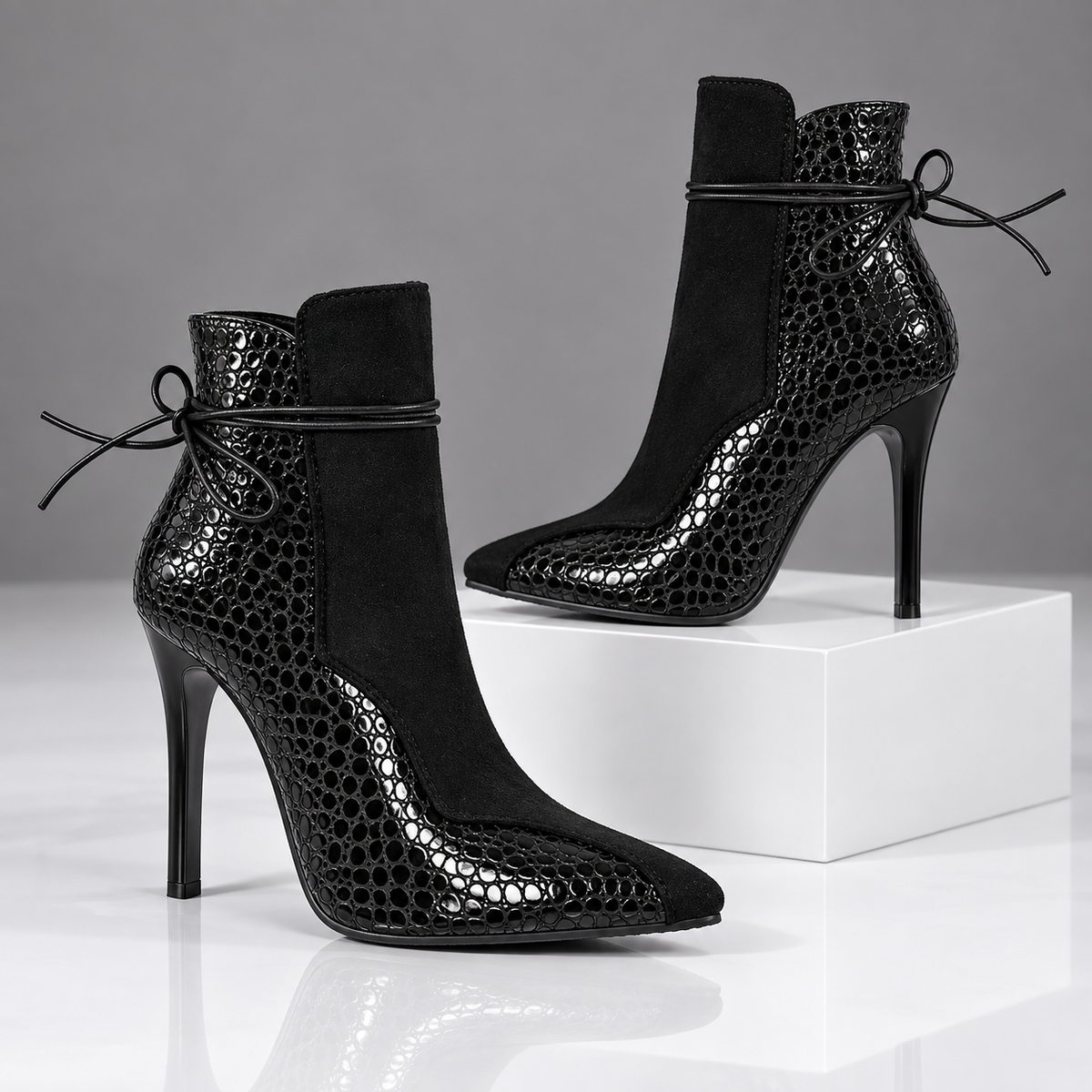 The Aviana Stiletto Ankle Boot