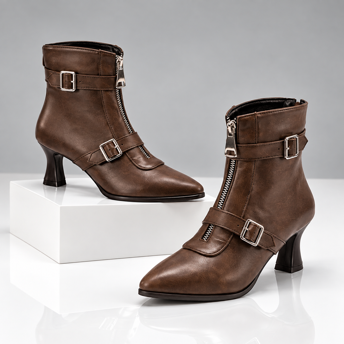 The Cassidy Double Buckle Boots
