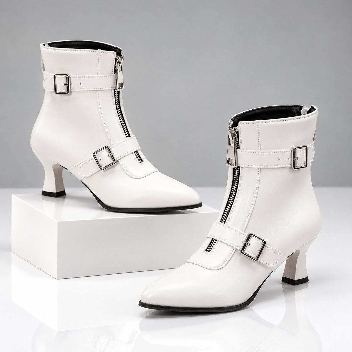 The Cassidy Double Buckle Boots