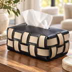 The Beaumont Checkerboard Tissue Box