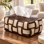 The Beaumont Checkerboard Tissue Box