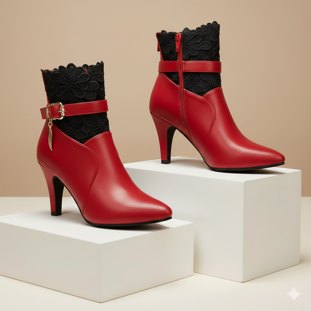 The Bella Lace Ankle Boot