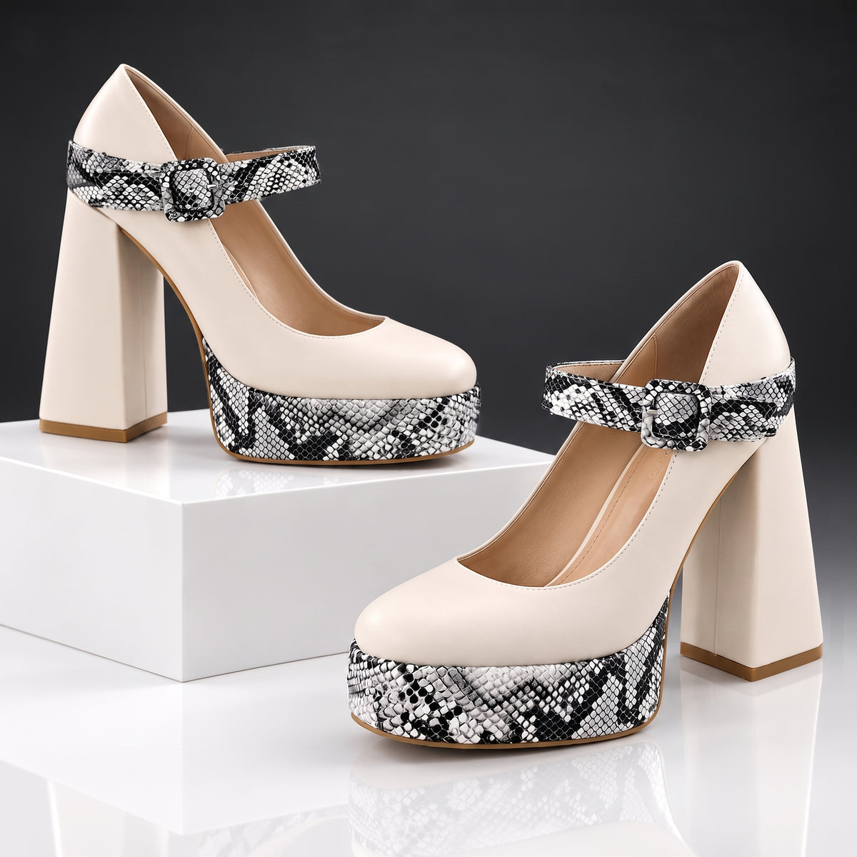 The Corinna Platform Heels