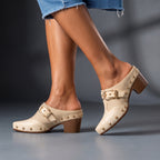 The Amarillo Studded Mules