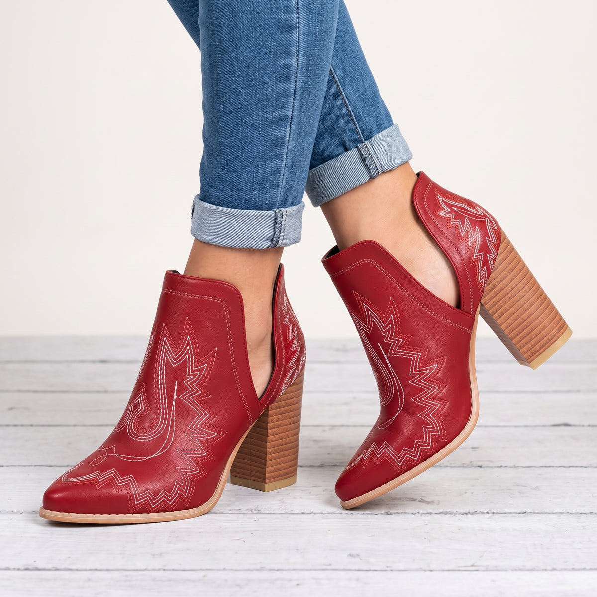 The Jolene Western Booties