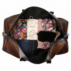 The Monarch Croc-Embossed Weekender