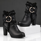 The Jocelyn Ruffle Boots