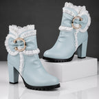The Jocelyn Ruffle Boots