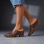 The Amarillo Studded Mules