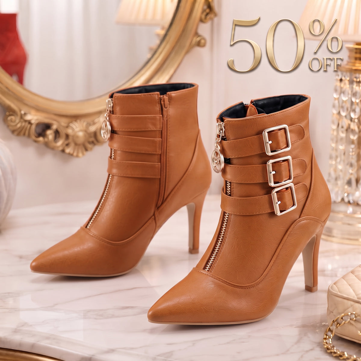 The Danessa Buckle Boots