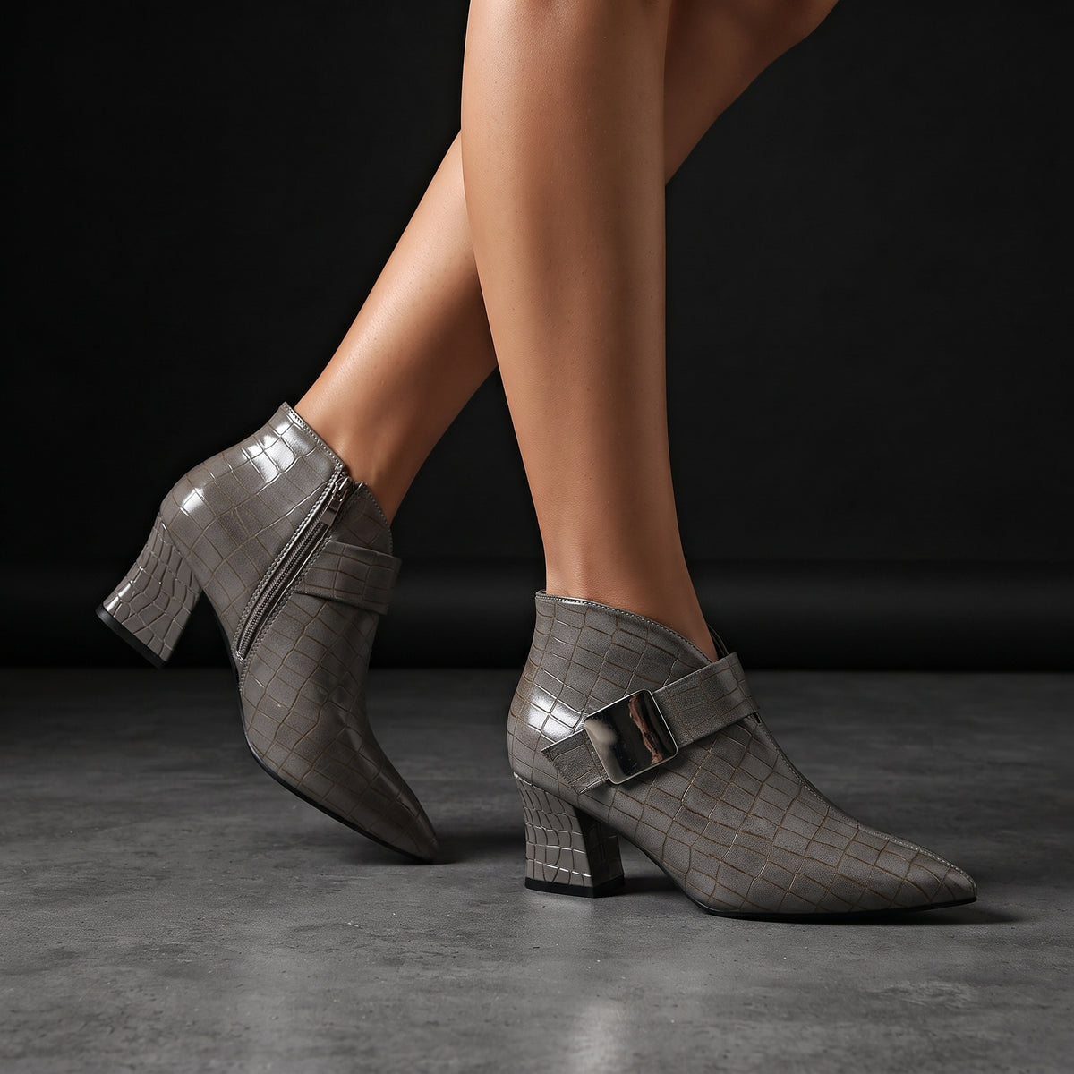 The Audria Buckle Boots