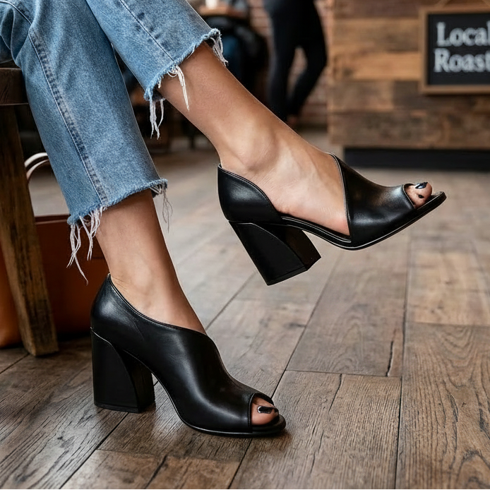 Kennedy Peep Toe Heels