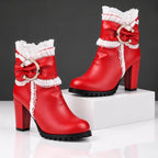 The Jocelyn Ruffle Boots