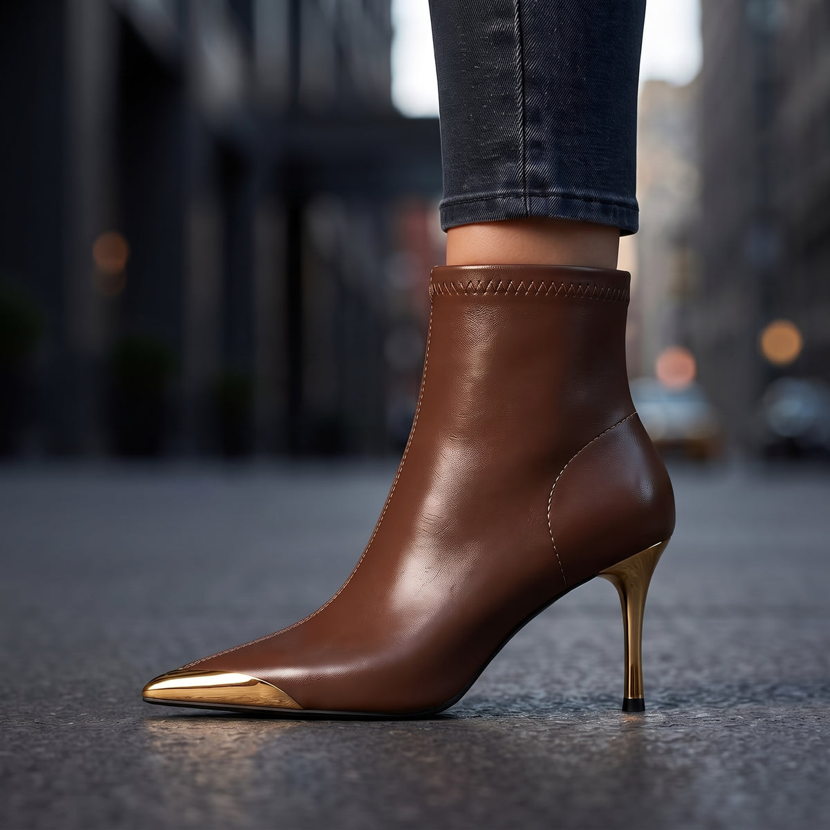 The Valencia Gold-Tip Boots